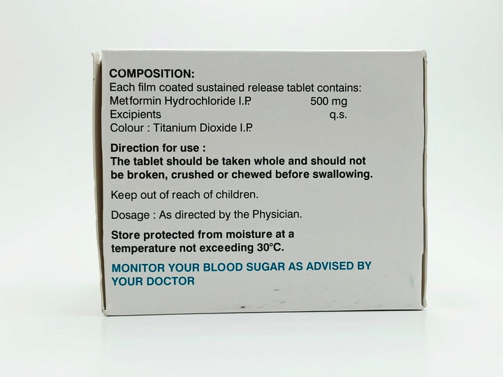 【送料無料】メトフォルミン(Metformin)Gluconorm SR 500 mg 150錠