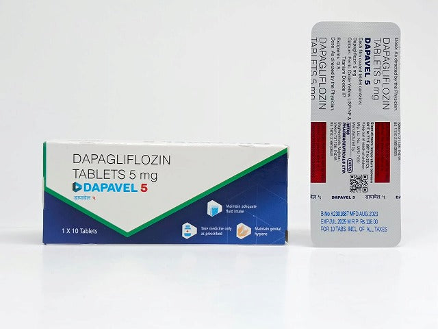 フォシーガジェネリック・ダパベル 5mg(DAPAGLIFLOZIN_ダイエット、糖尿病