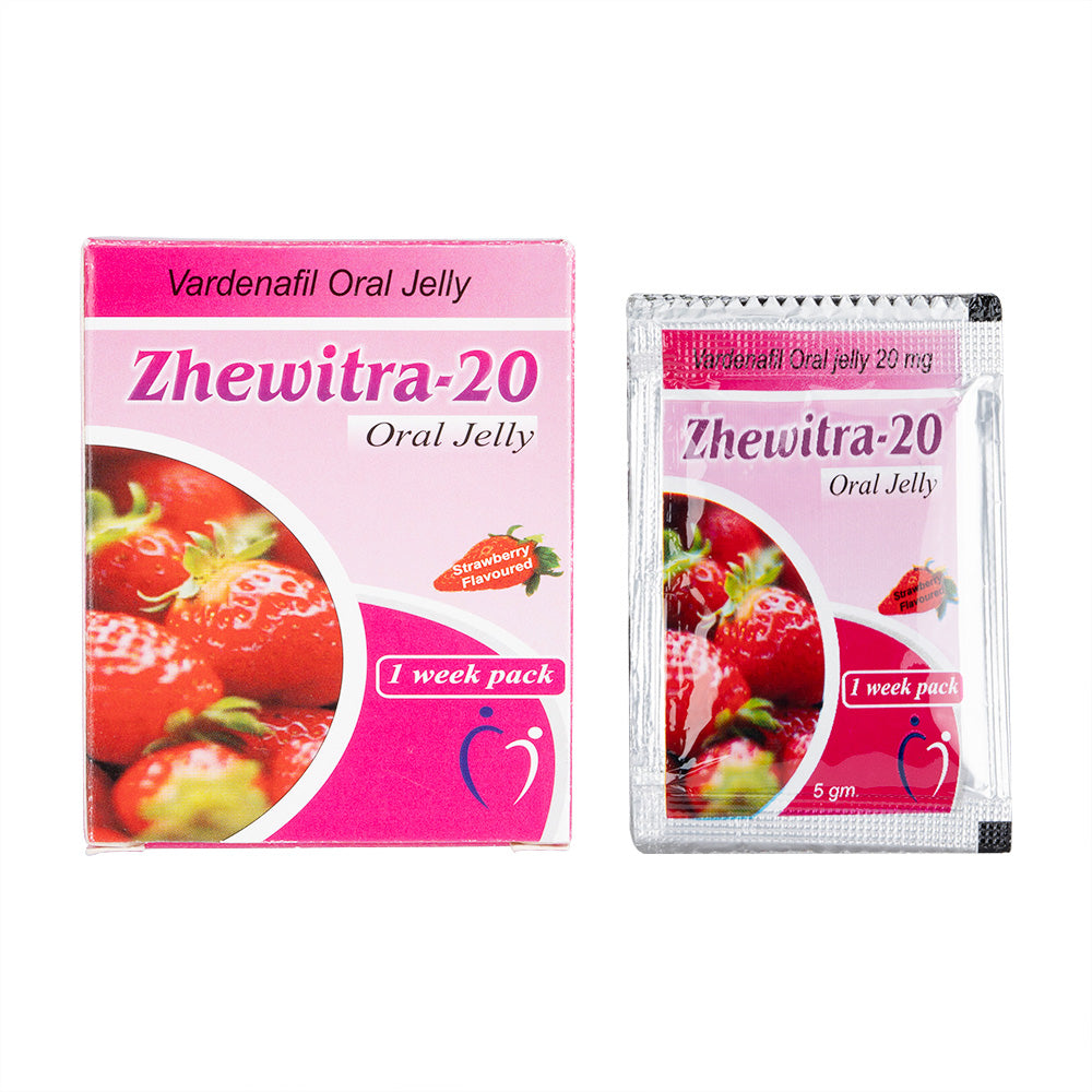ジェビトラ・オーラルゼリー(Zhewitra-OralJelly) 20mg【7袋/箱】イチゴ味