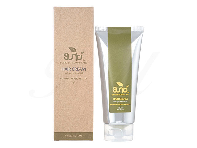 (Sunki)ヘアクリームウィズアプリコットカーネルオイル180ml
