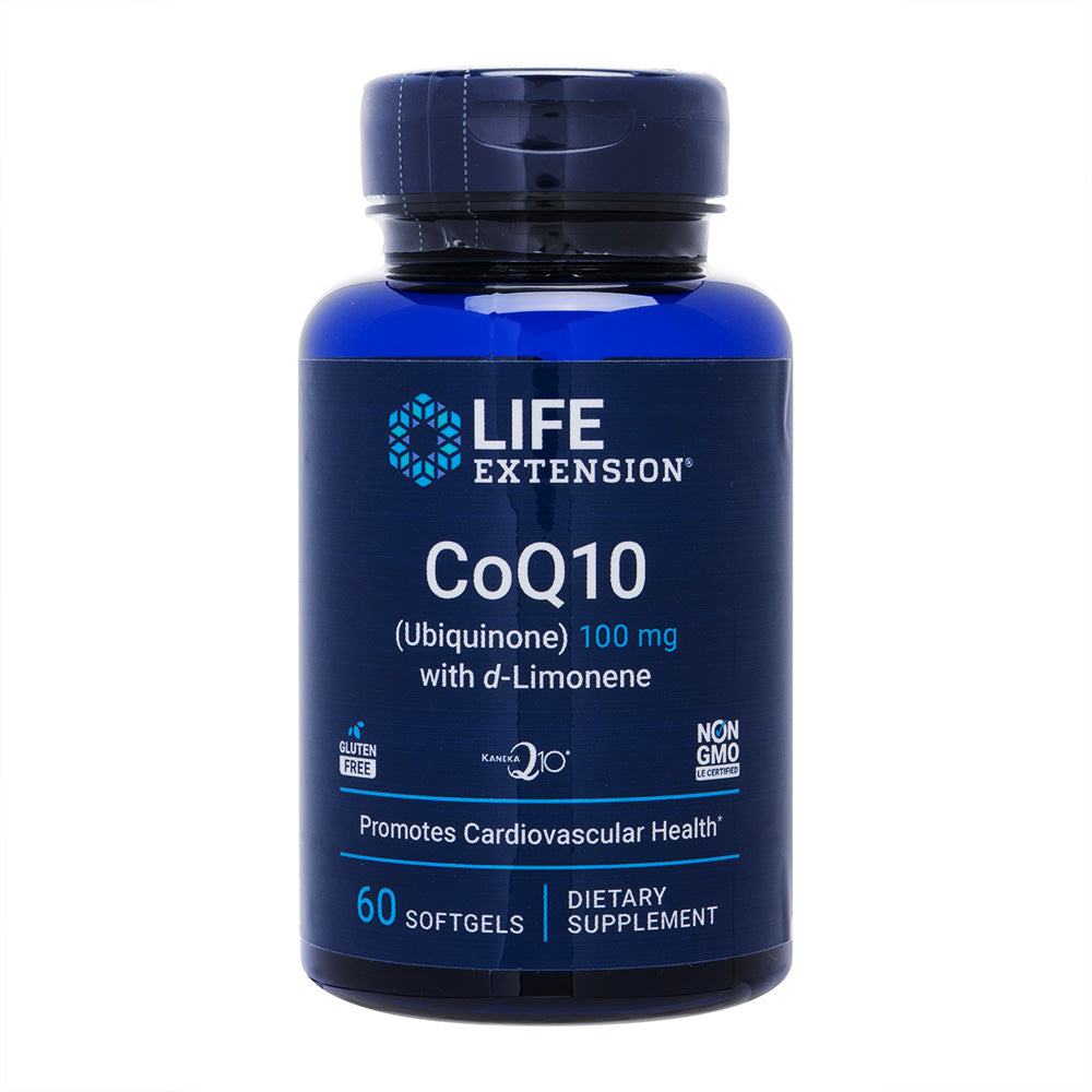 CoQ10(ユビキノール)100mgウィズd-リモネン60錠(LifeExtension)