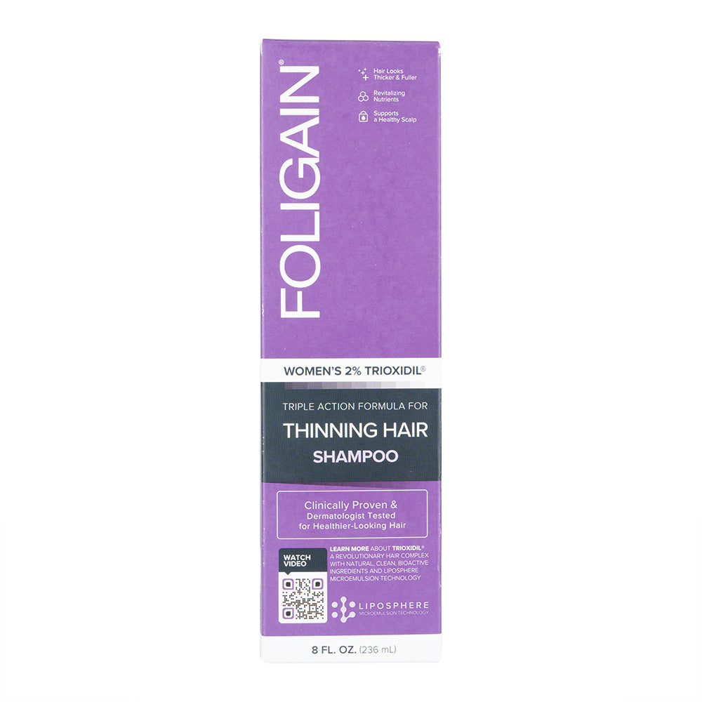 トリプルアクション・シャンプーフォーシニングヘア(女性用)(Foligain)236ml