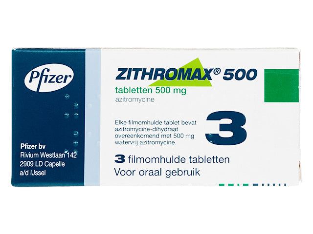 ジスロマック500mg3錠