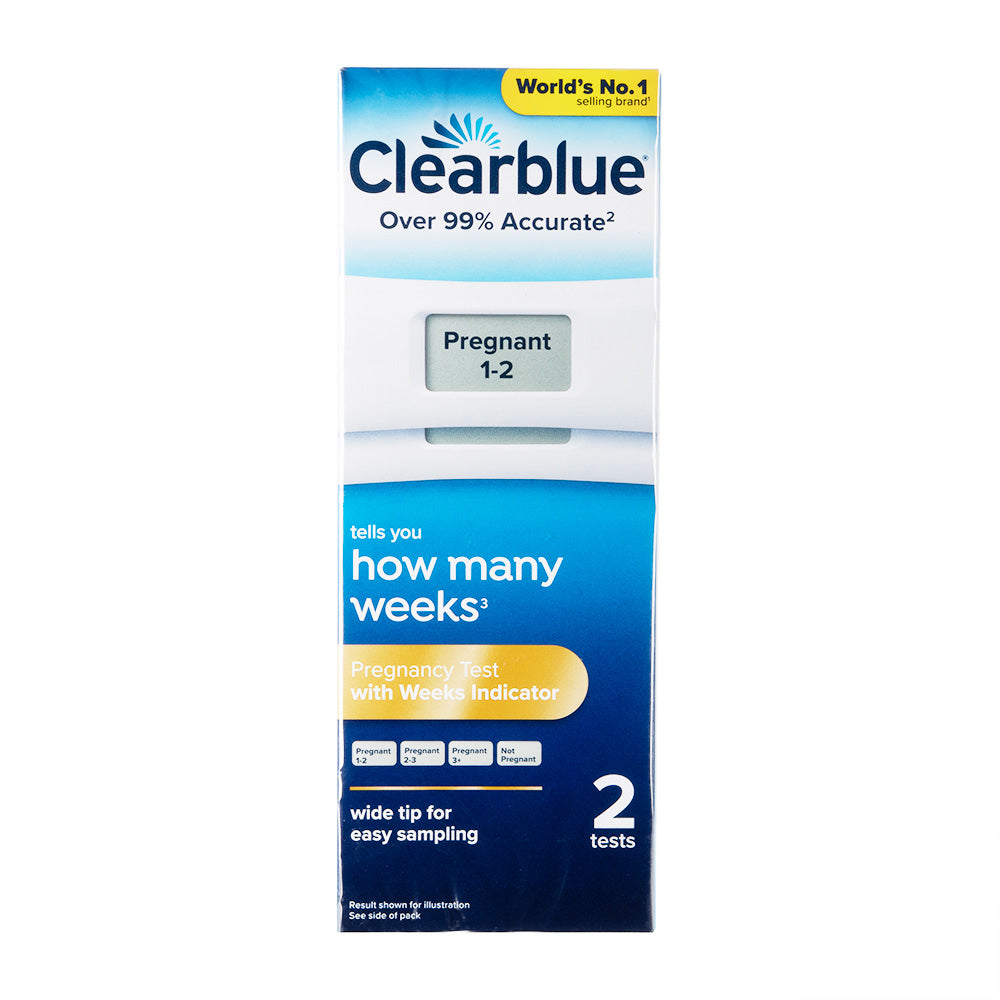 (Clearblue)デジタル妊娠検査薬(週数予測付き)2回分