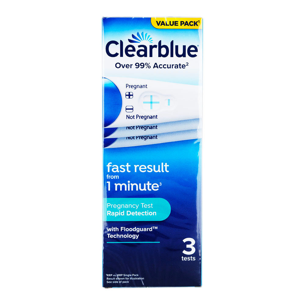 (Clearblue)迅速妊娠検査薬3回分