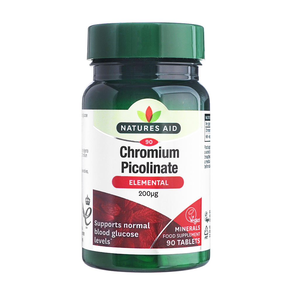 クロミウムピコリネート200mcg90錠(NaturesAid)