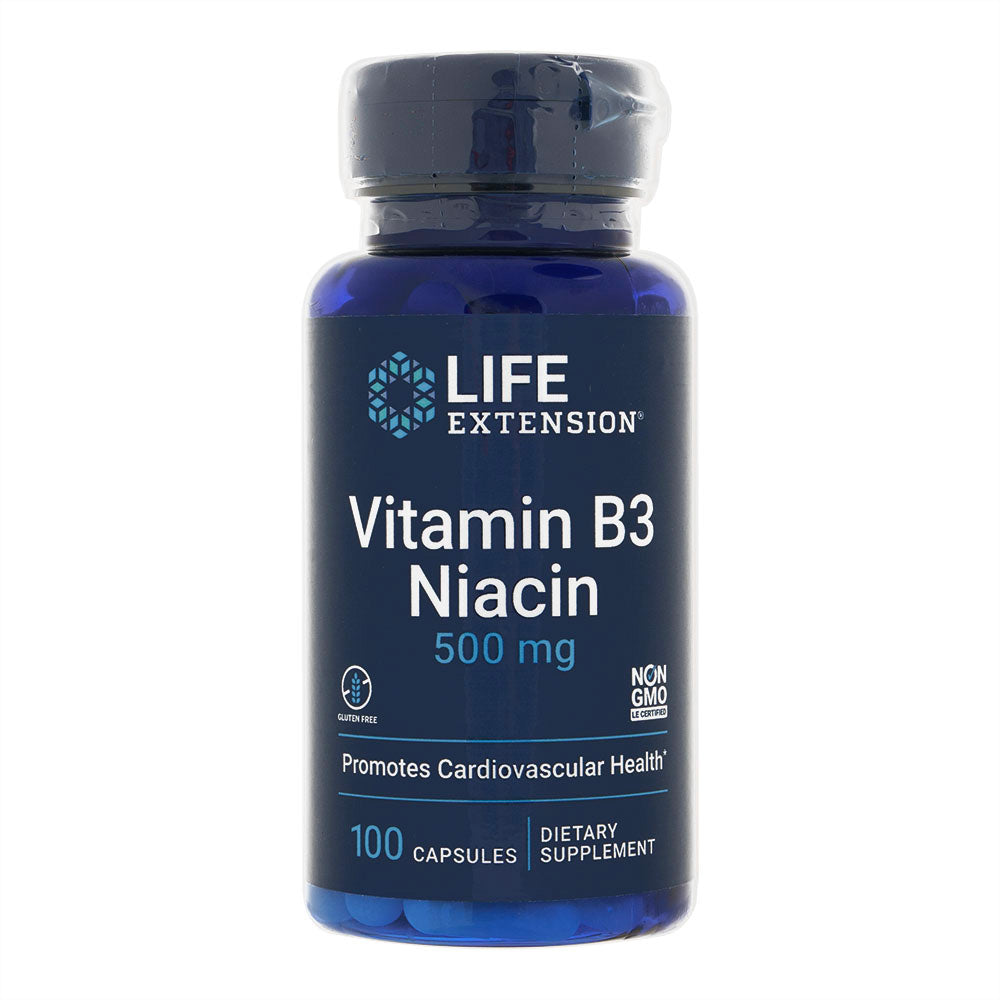 ビタミンB3ナイアシン500mg100錠(LifeExtension)