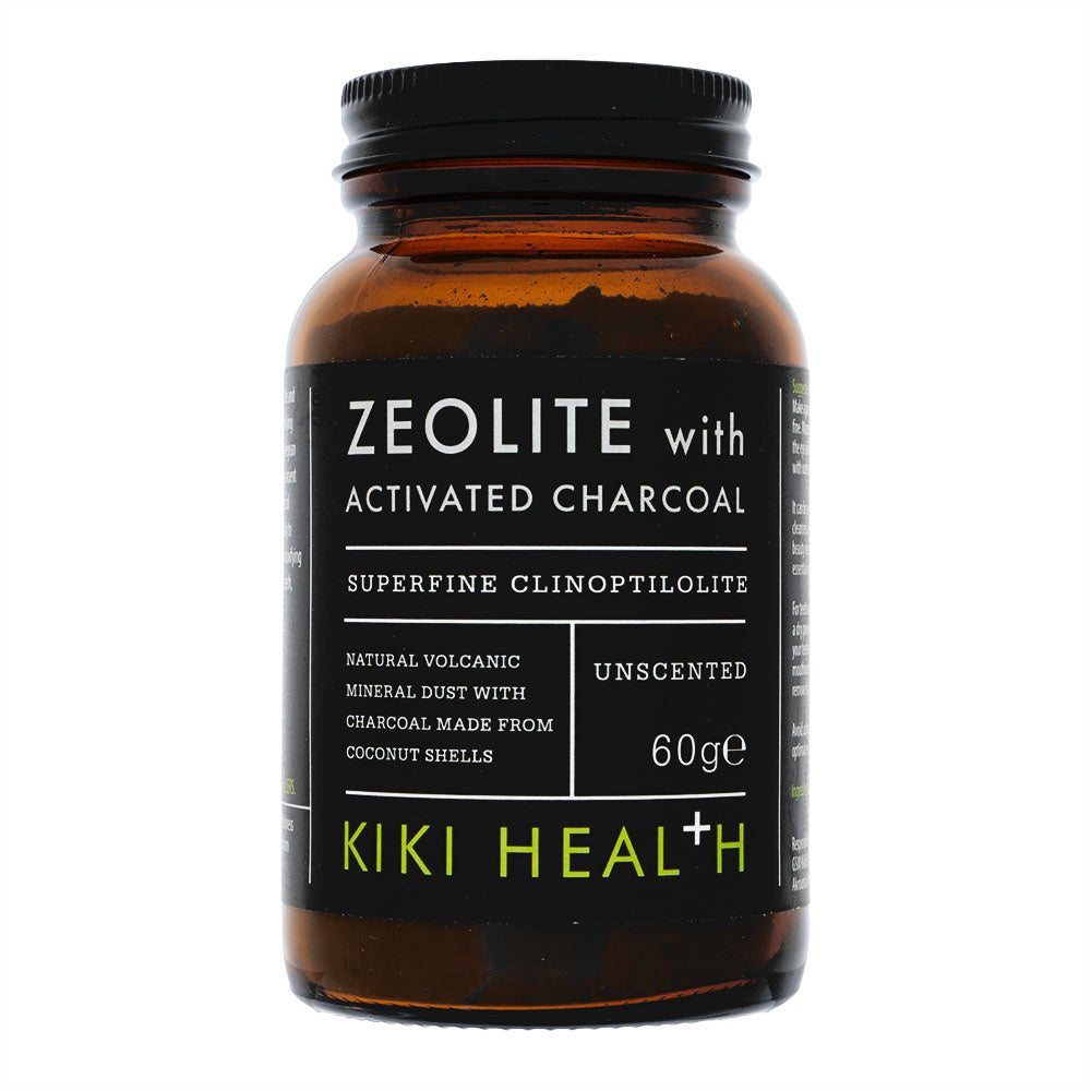 ゼオライトウィズアクティベイティッドチャコールパウダー60g(Kiki-Health)