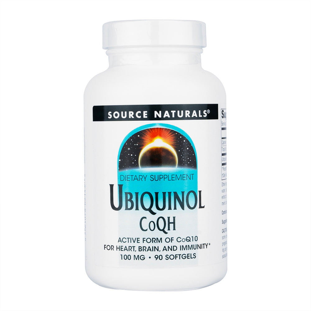 ユビキノールCoQH100mg90錠(SourceNaturals)