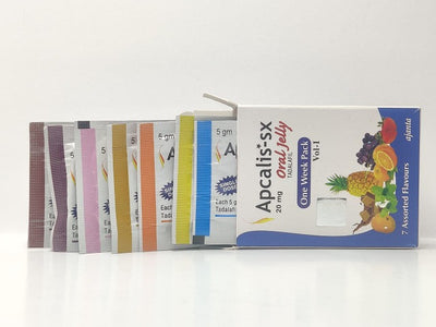 アプカリス SX オーラルジェリー20mg(Apcalis SX)_シアリスジェネリック　１箱７袋