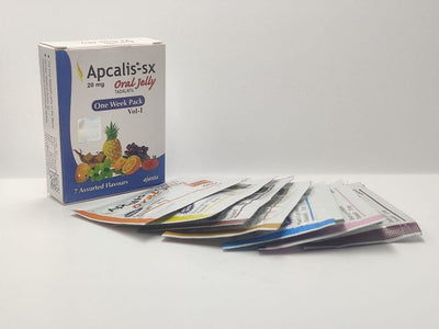 アプカリス SX オーラルジェリー20mg(Apcalis SX)_シアリスジェネリック　１箱７袋