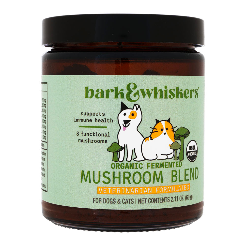 (Bark&Whiskers)オーガニックファーメンティド・マッシュルームブレンド犬猫用60g