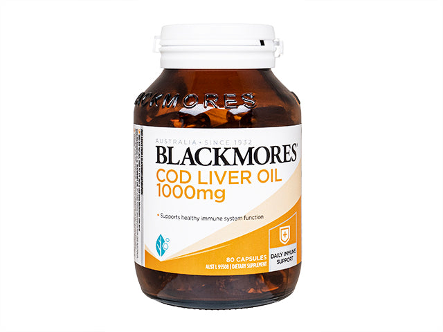 コッドリバーオイル1000mg80錠(Blackmores)