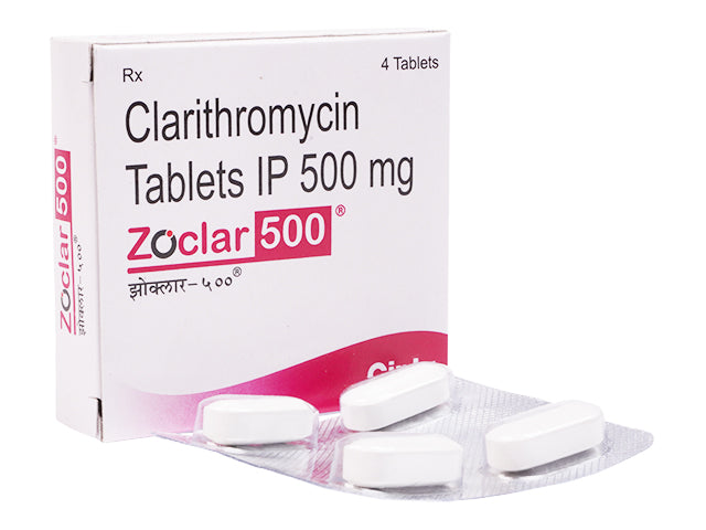 クラリスロマイシン500mg4錠