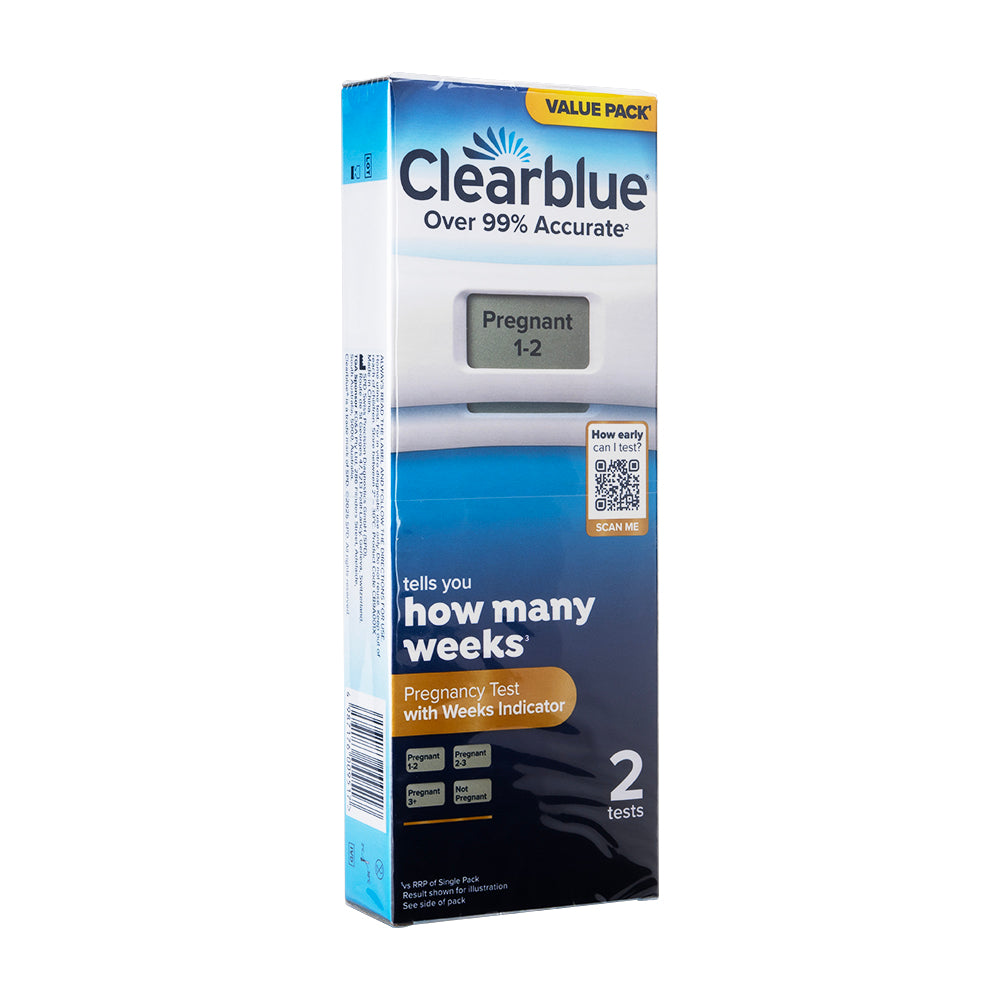 (Clearblue)デジタル妊娠検査薬(週数予測付き)2回分
