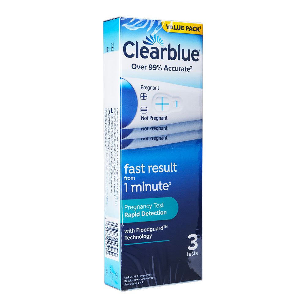 (Clearblue)迅速妊娠検査薬3回分