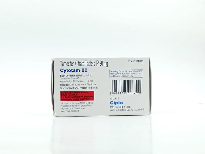 サイトタム20㎎ (ジェネリック・ノルバデックス)_Cytotam (Tamoxifen 20mg)