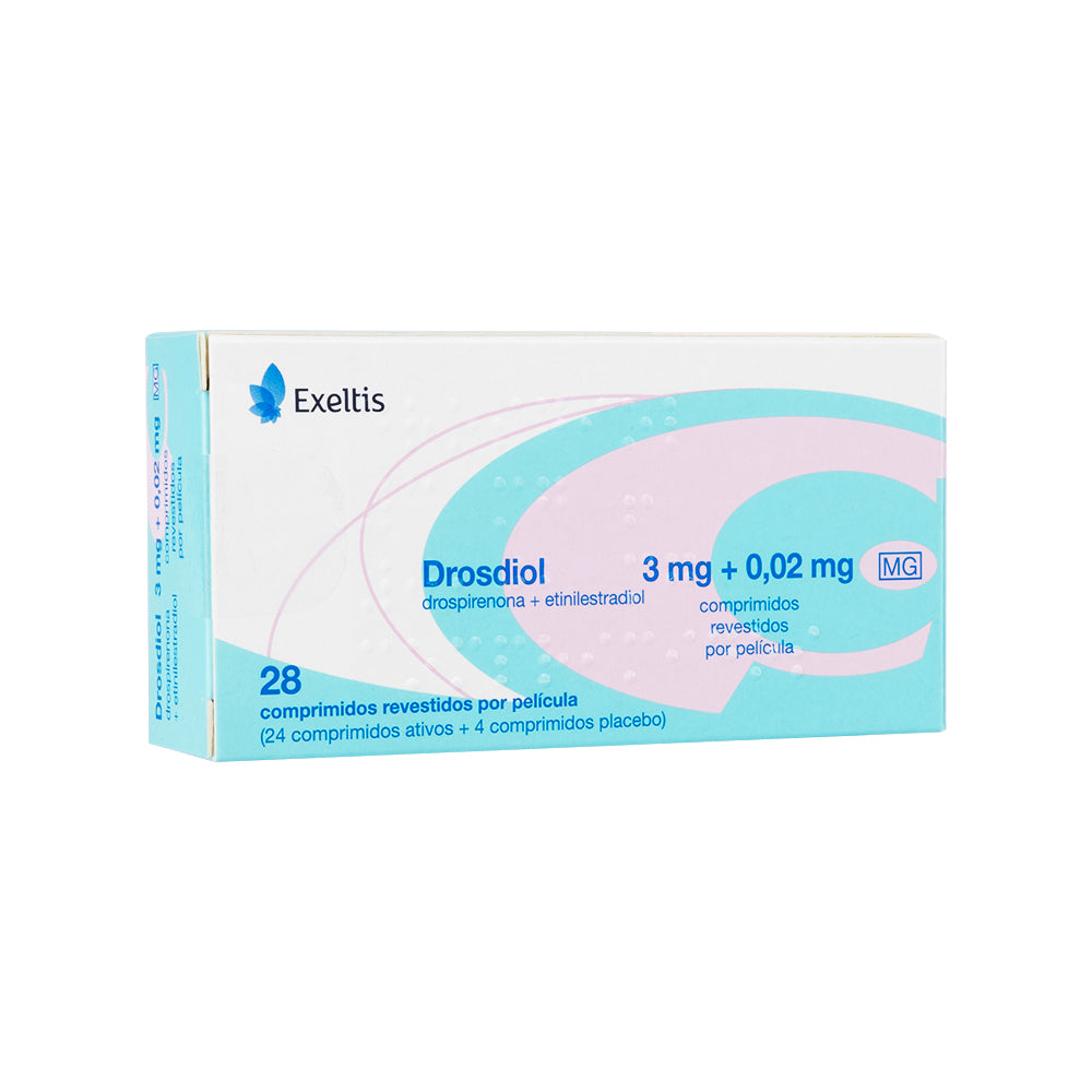 ドロスジオール[ドロスピレノン3mg+エチニルエストラジオール0.02mg]28錠