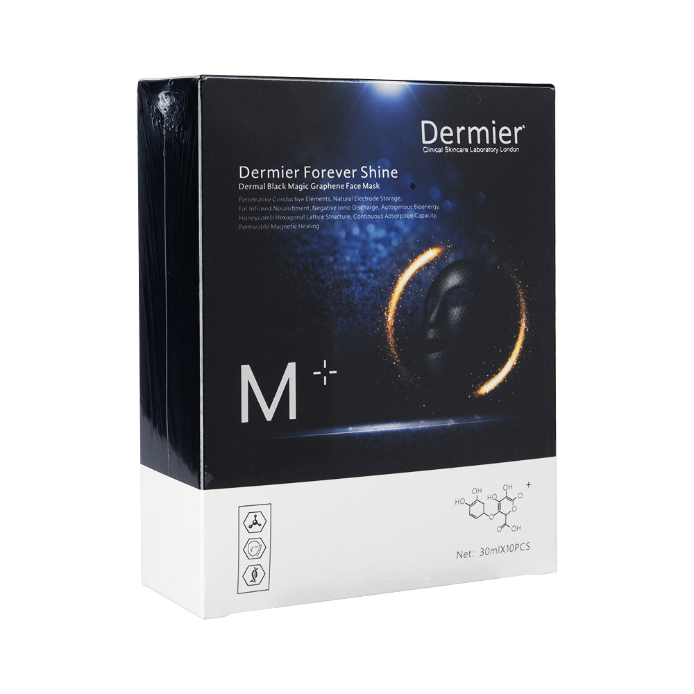 (Dermier)フォーエバーシャインダーマルブラックマジックグラフェンフェイスマスク30ml10枚