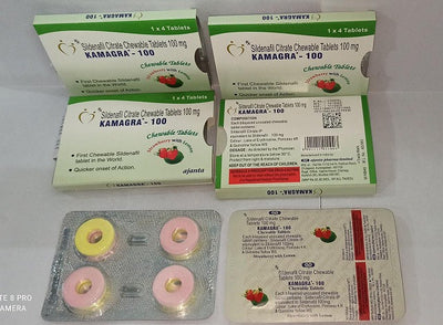 カマグラPOLO(Kamagra Polo)100mg(1箱4錠)イチゴ味