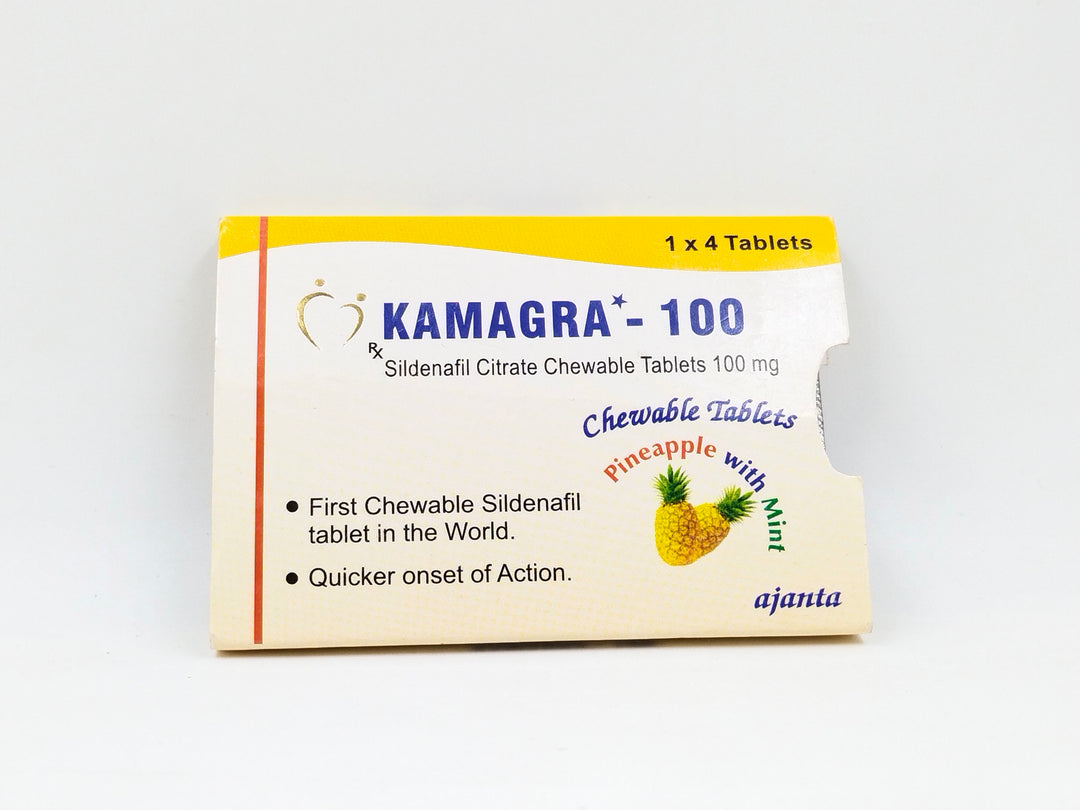 【送料無料】カマグラPOLO(バイアグラ・ジェネリック(Kamagra Polo)100mg(1箱4錠)パイン味