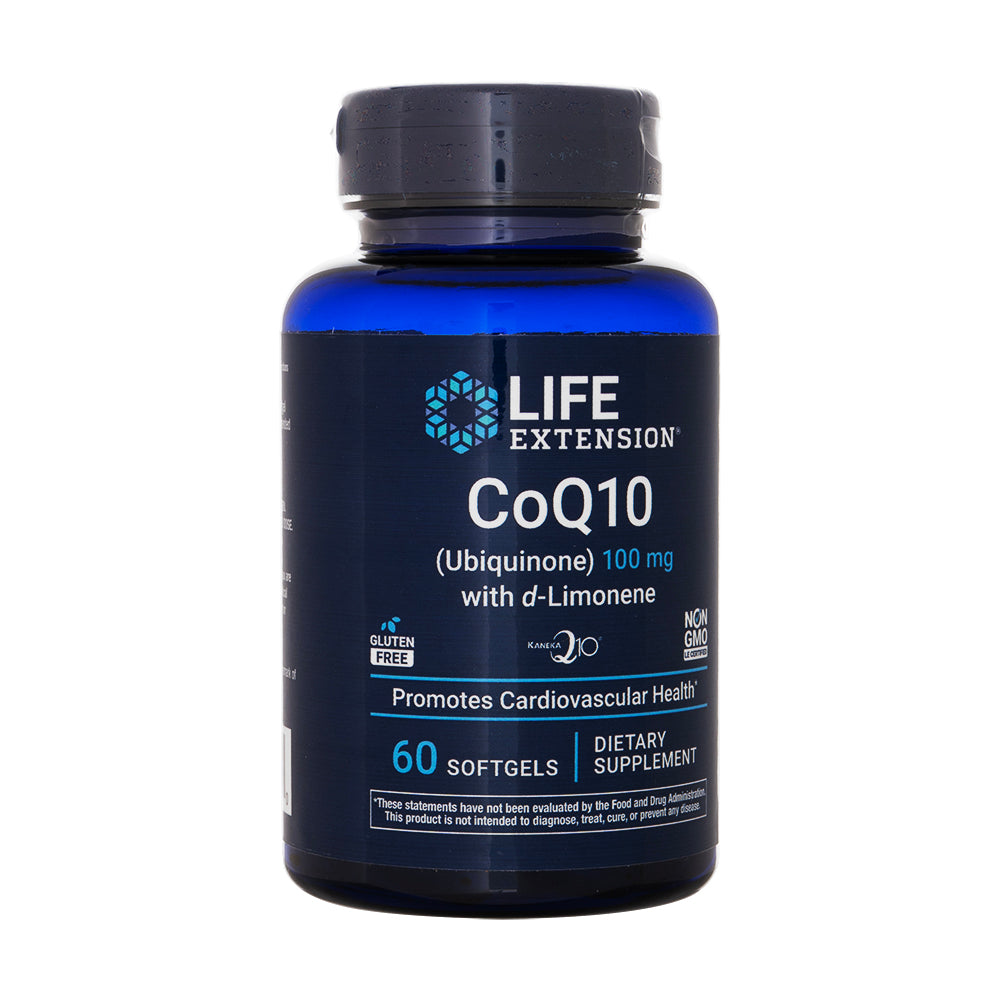 CoQ10(ユビキノール)100mgウィズd-リモネン60錠(LifeExtension)
