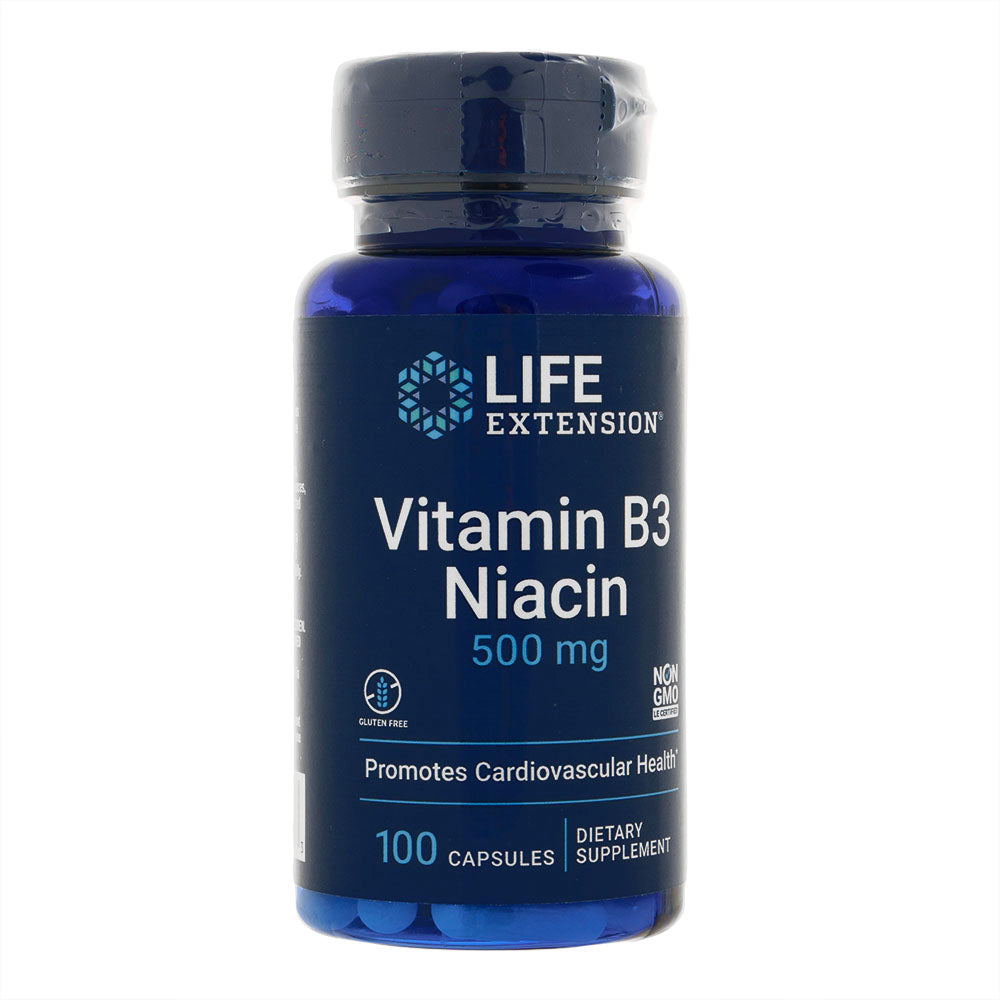 ビタミンB3ナイアシン500mg100錠(LifeExtension)