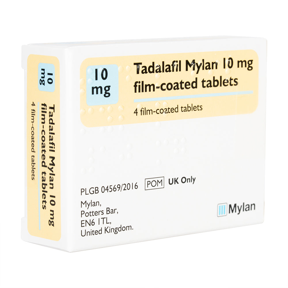 タダラフィル10mg4錠(Mylan)