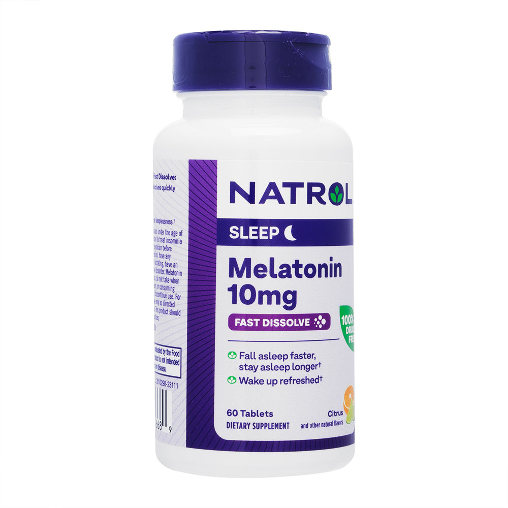 メラトニンスリープファストディゾルブ10mg60錠(Natrol)