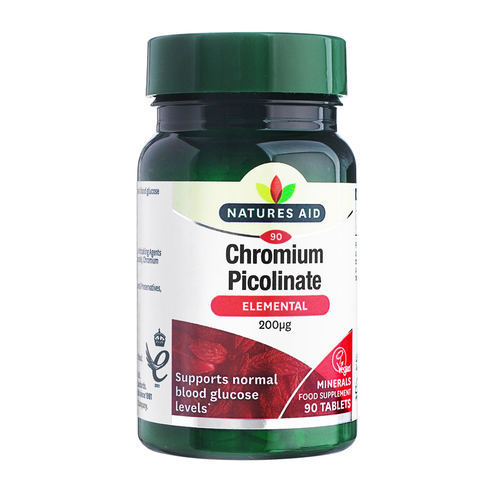 クロミウムピコリネート200mcg90錠(NaturesAid)