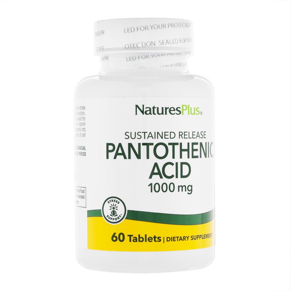 サステインドリリースパントテン酸1000mg60錠(NaturesPlus)