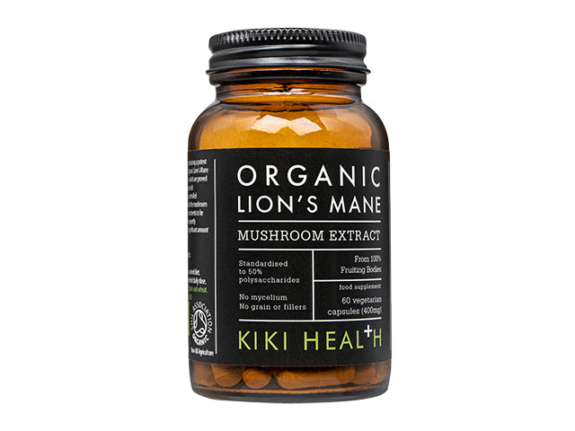 オーガニック・ライオンズメイン・マッシュルームエクストラクト60錠(Kiki-Health)
