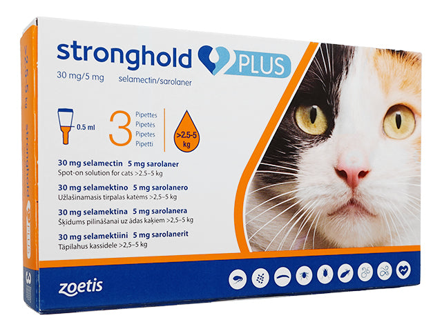 ストロングホールドプラス猫用(2.5-5kg)3本