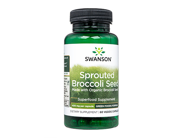 グリーンフーズ・スプラウトブロッコリーシード400mg60錠(Swanson)
