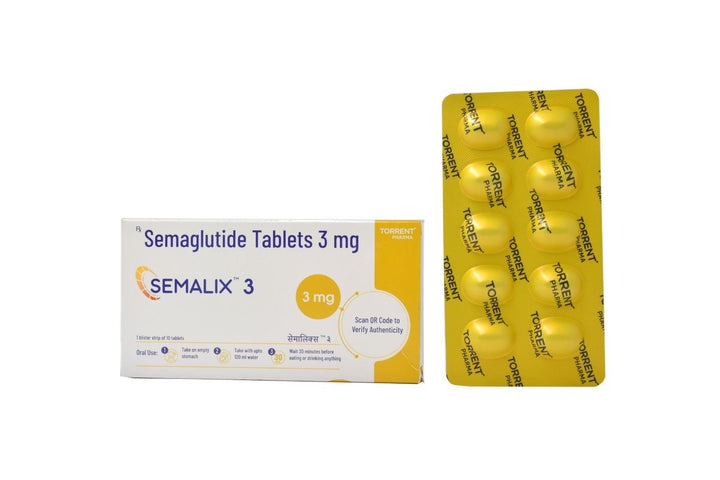 【送料無料】（ジェネリック・リベルサス）Semaglutide-Semalix 3m【30錠】