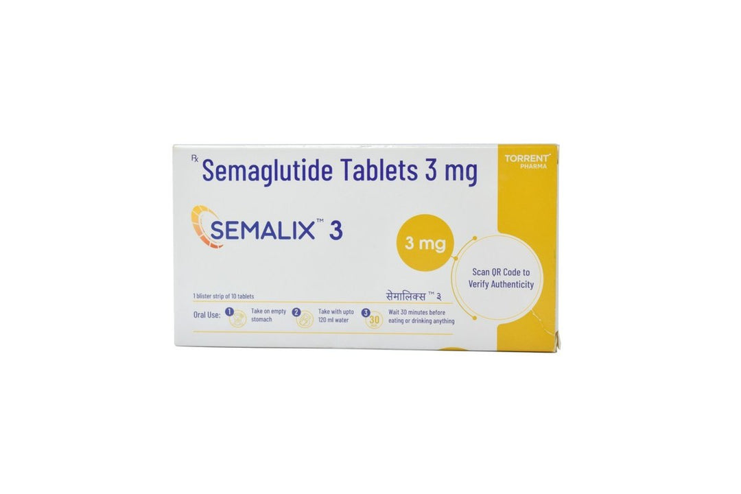 【送料無料】（ジェネリック・リベルサス）Semaglutide-Semalix 3m【30錠】
