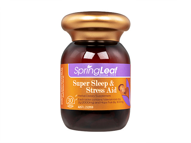 スーパースリープ&ストレスエイド30錠(SpringLeaf)