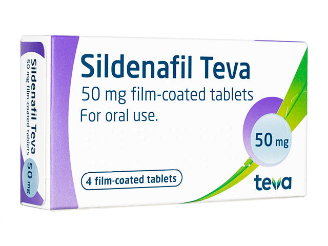 (TEVA)シルデナフィル50mg4錠