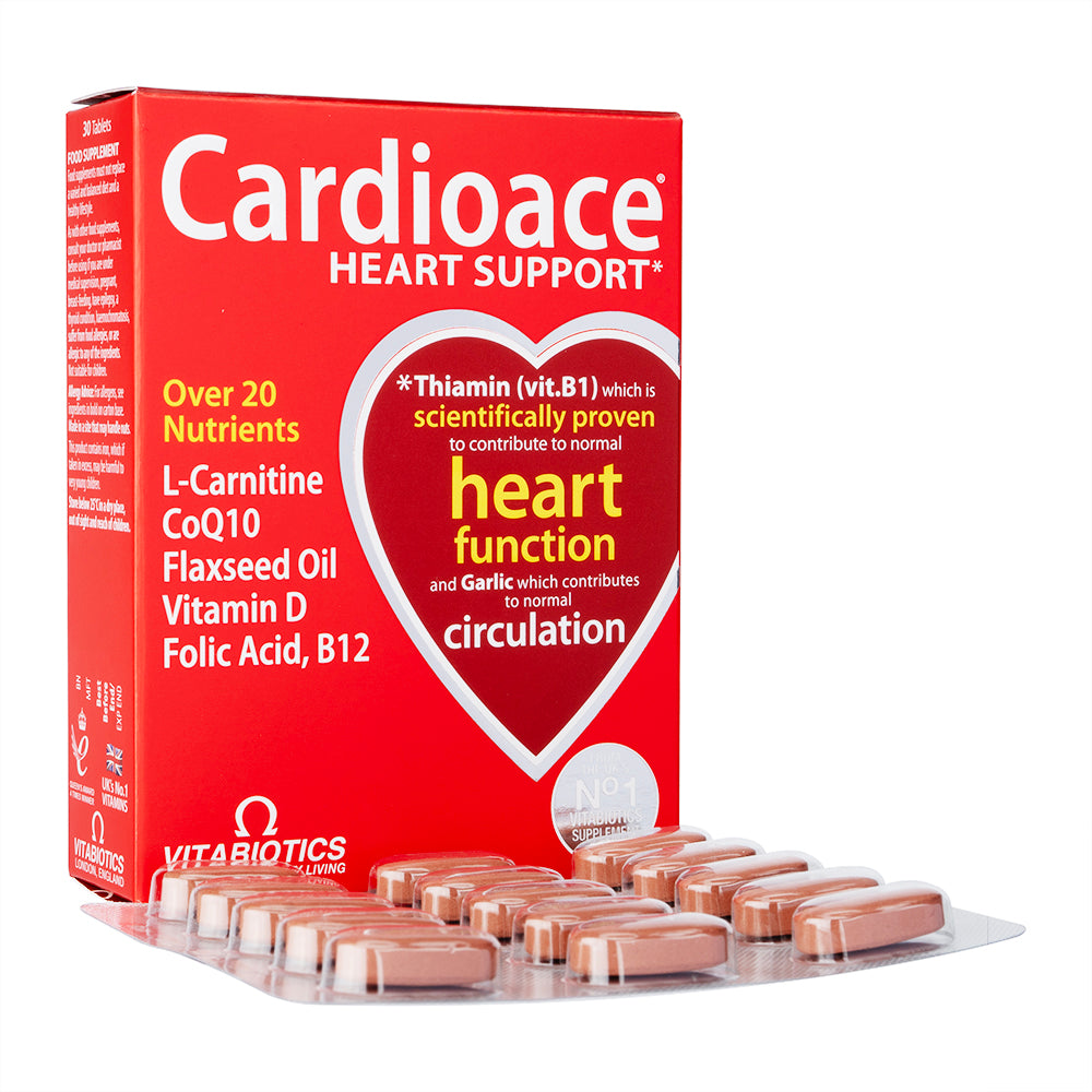 カーディオエース・ハートサポート30錠(Vitabiotics)
