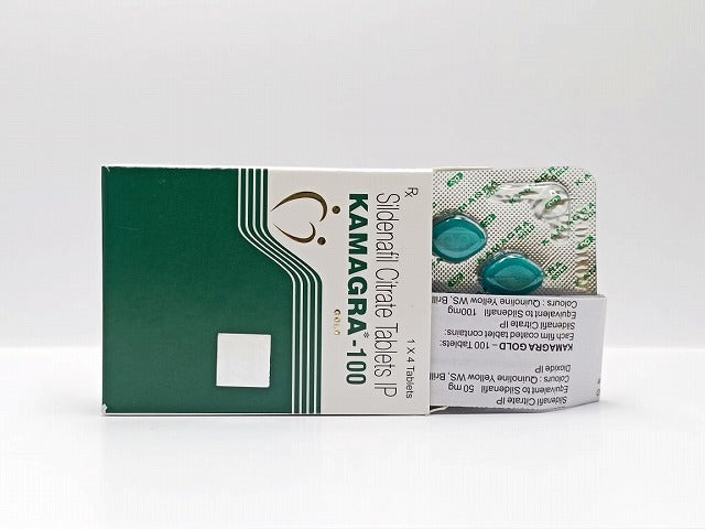 バイアグラ・ジェネリック_カマグラゴールド100 mg(ジェネリックバイアグラ) ［1箱4錠］