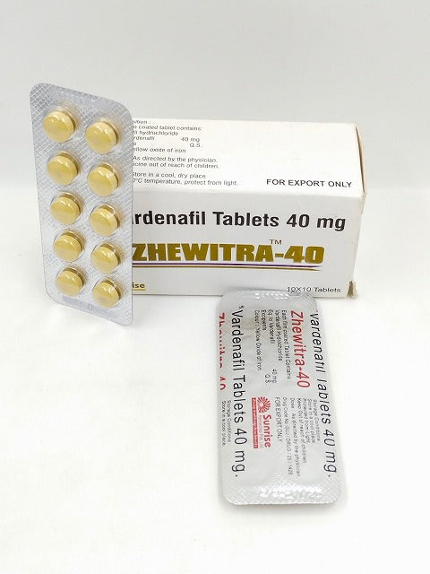 【送料無料】ジェビトラ40mg(Zhewitra) 【10錠】レビトラ・ジェネリック