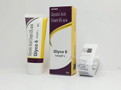 グライコ(Glyco)６％ クリーム(Glycolic 6 acid Cream) 30g 肌トラブルの治療に