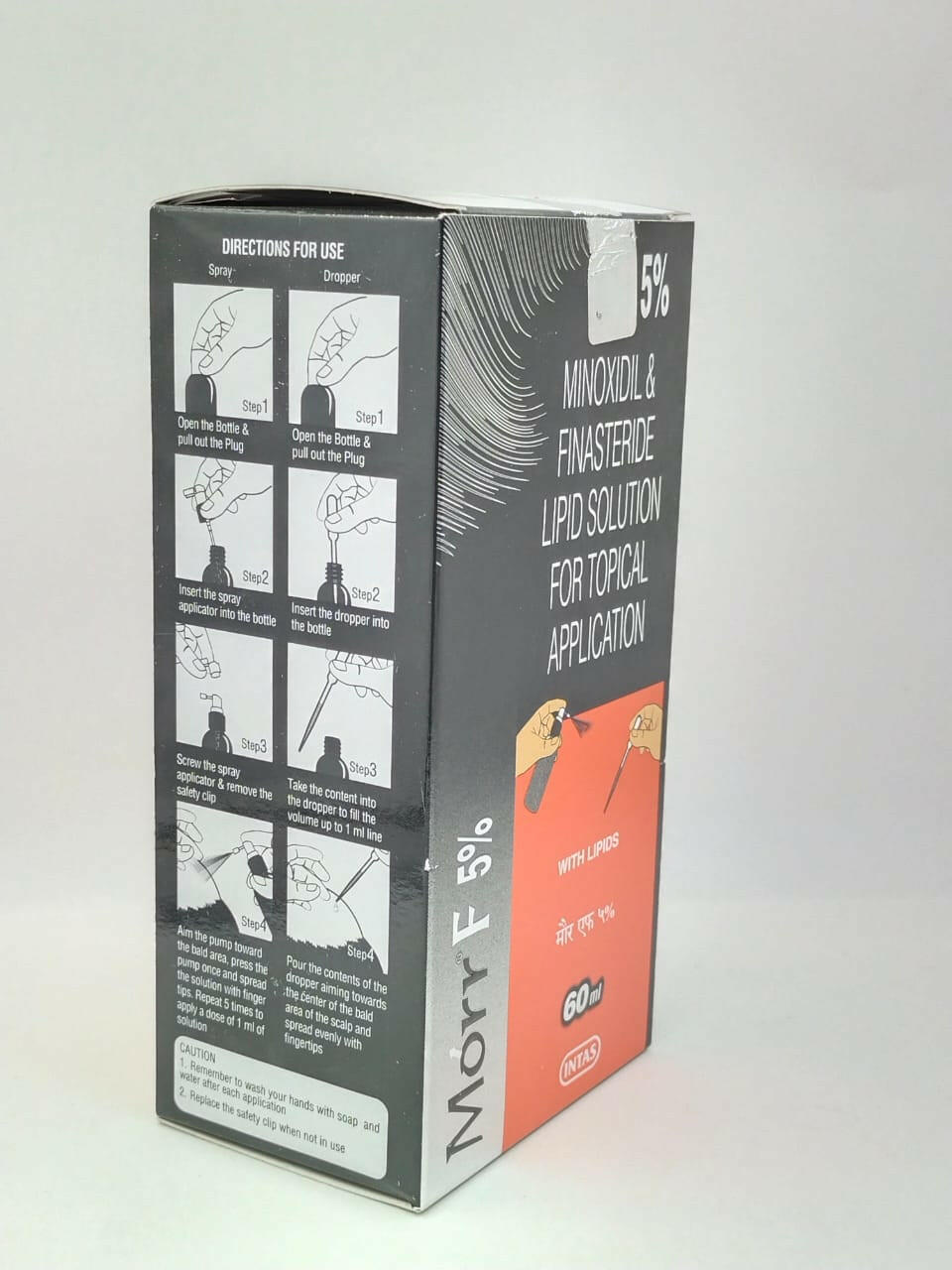 モアーF5(Morr 5%)60 ml+finasteride (0.1 %w/v)