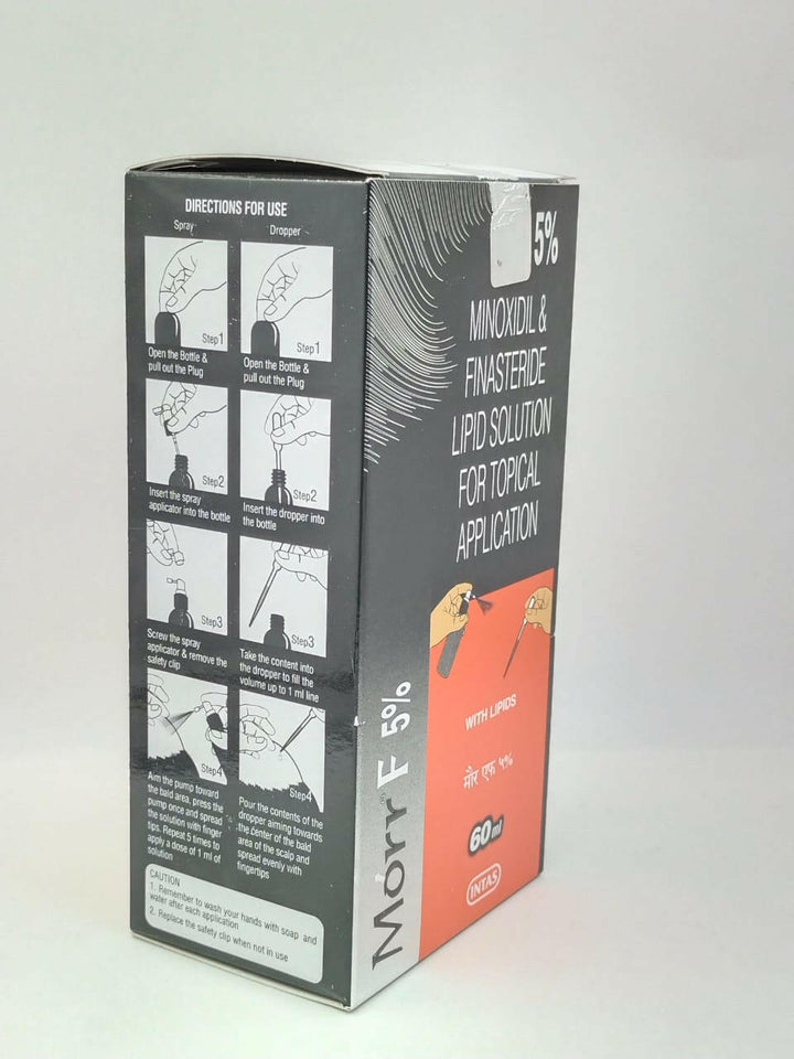 モアーF5(Morr 5%)60 ml+finasteride (0.1 %w/v)