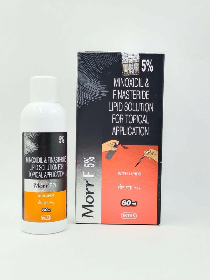モアーF5(Morr 5%)60 ml+finasteride (0.1 %w/v)
