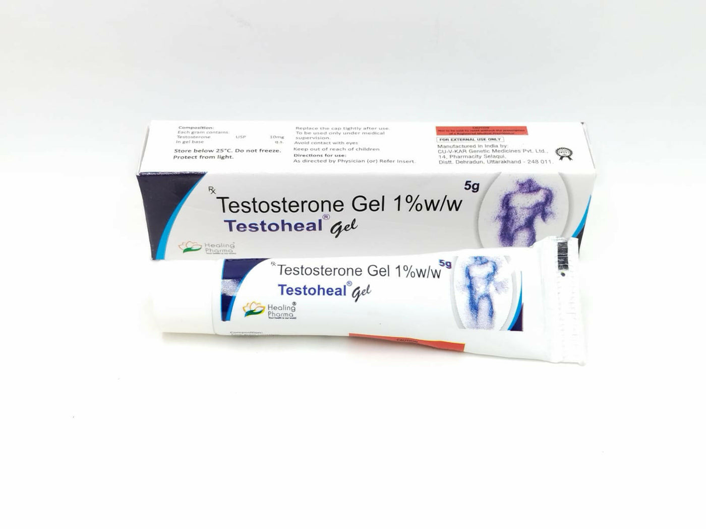 テストヒールジェル(Testoheal Gel)1%w/w-50mg 【1箱10チューブ入]