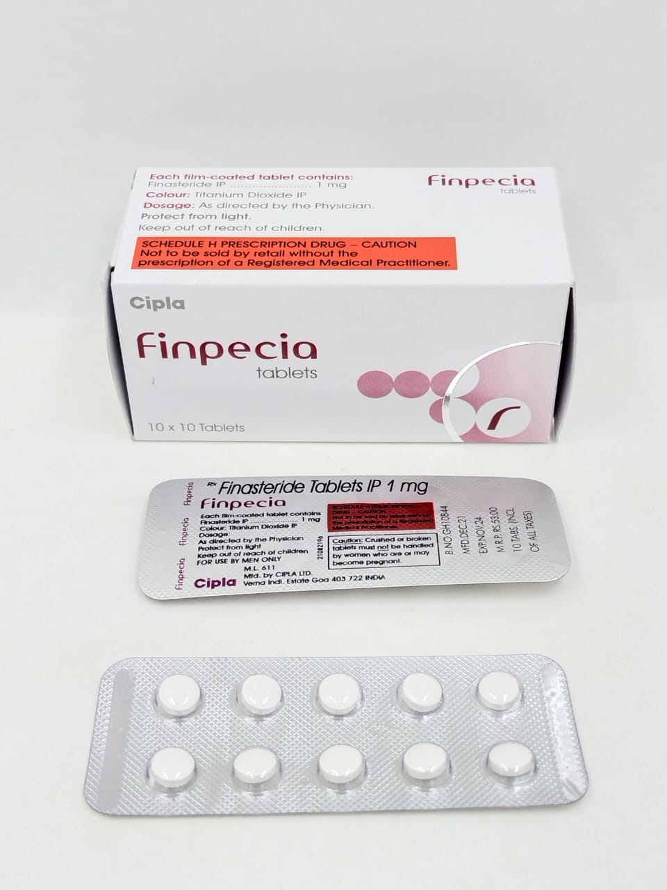 フィナステリド・フィンペシア(finpecia-finasteride)1mg